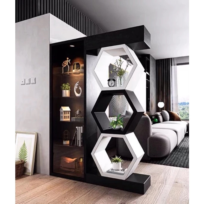 Living Room Painted Decor Screen