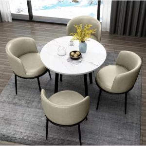 Discussion Table & 4 Chairs Set