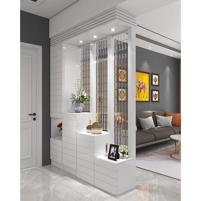 Living Room Painted Decor Screen