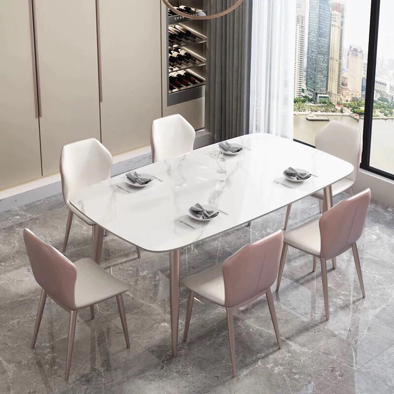 Luxury Style Slate Dining Table and 4 Chairs & 6 Chairs - Image 2