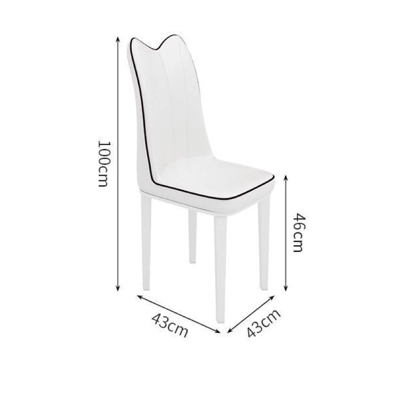 Tulip Glass Extendable Dinner Table & 4 Chairs or 6 Chairs or 8 Chairs Set - Image 8