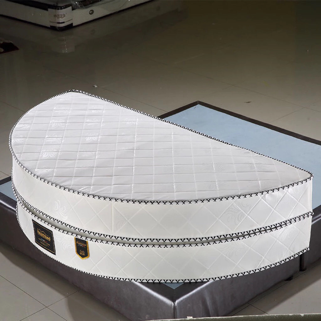 Round Shape Tencel Stainless Steel Spring Latex Mattress - Image 2