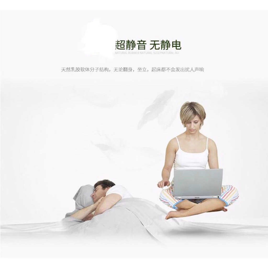Round Shape Tencel Stainless Steel Spring Latex Mattress - Image 5