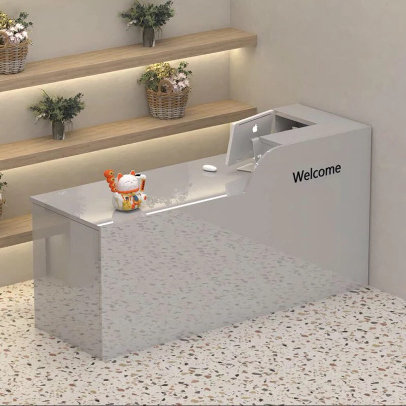 Modern Small Reception Desk