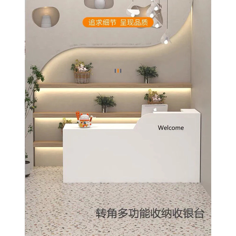 Modern Small Reception Desk - Image 2